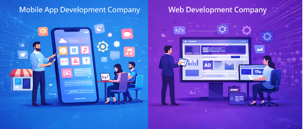 Mobile App Development Company vs Web Development Company – Which One Do You Need?